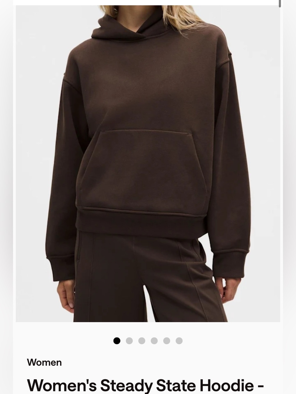 LULULEMON Women's Steady State Oversized Hoodie - walnut crunch SOLD
OUT